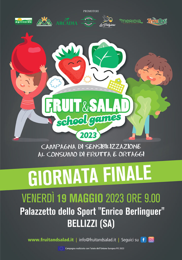 Tutto pronto per la finale nazionale di Fruit & Salad School Games 2023