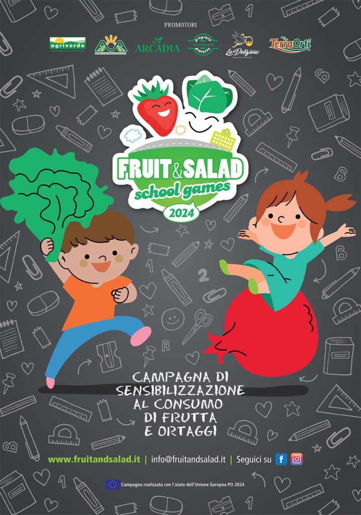 Fruit&Salad School Games 2024 al via in Basilicata